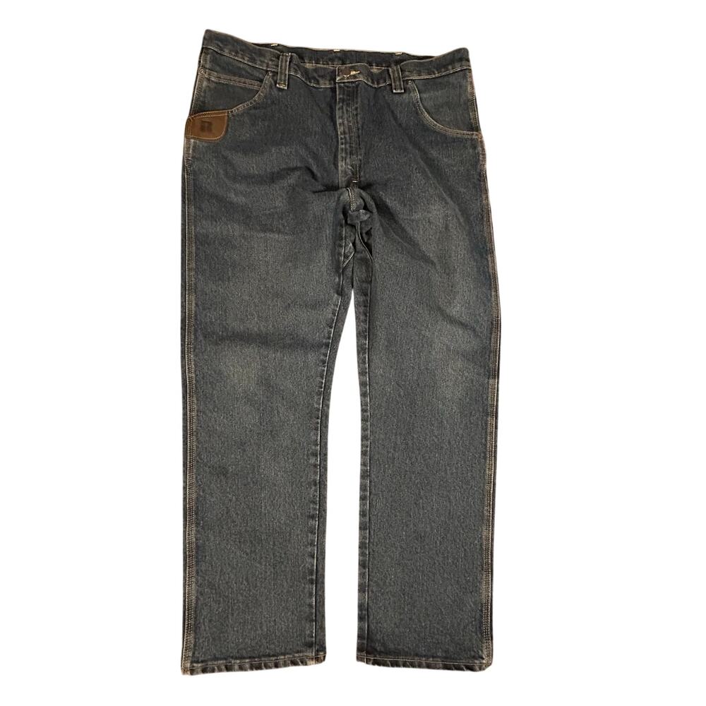 Wrangler Riggs Workwear Jeans Mens Size‎ 40x32 Blue Straight Leg Pants